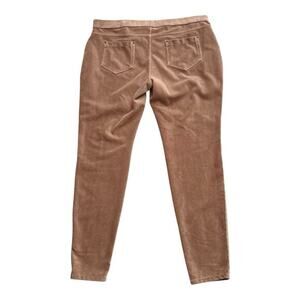 June & Daisy Corduroy Jeggings Womens Size XL Tan Pull On Stretch Skinny Pants